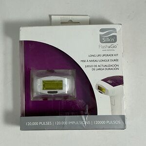 New Silk’n Flash & Go Hair Removal Long Life Upgrade Kit 120,000 Pulses SEALED